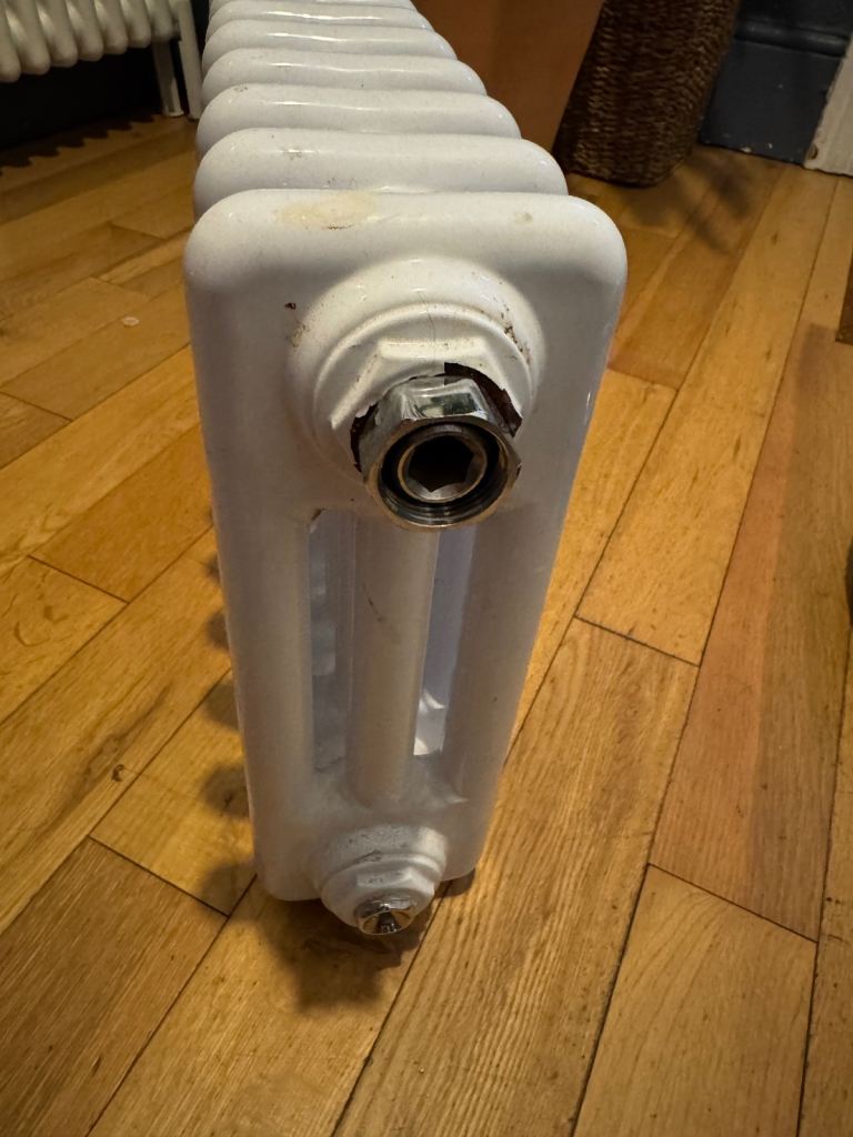 White 3 column radiator - FREE