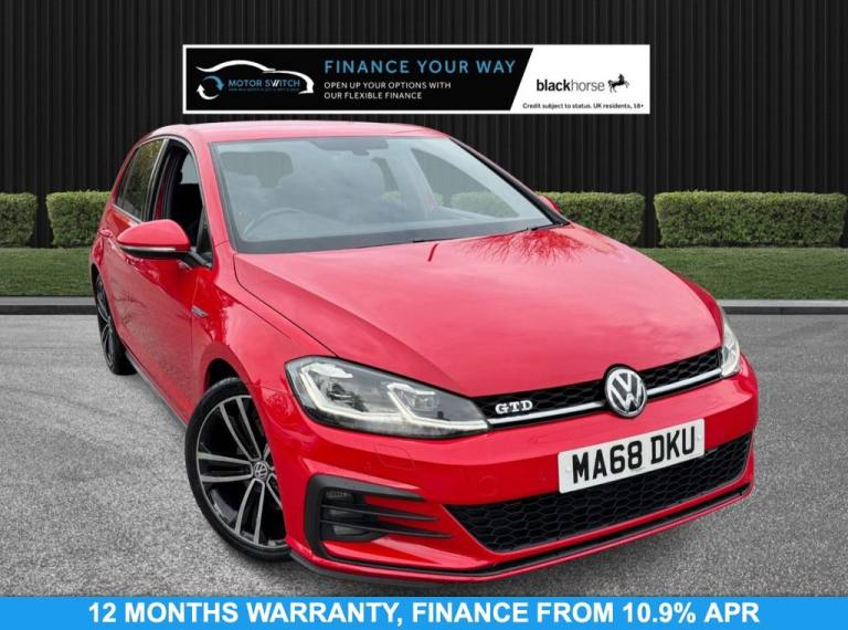 image for 2018 68 VOLKSWAGEN GOLF 2.0 TDI GTD HATCHBACK 5DR DIESEL MANUAL EURO 6 (S/S) (18