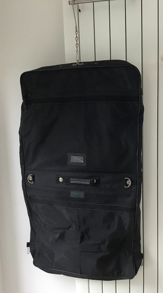 Pullman London Black Suit Dress Carrier Case Garment Bag Travel Wardrobe Wedding