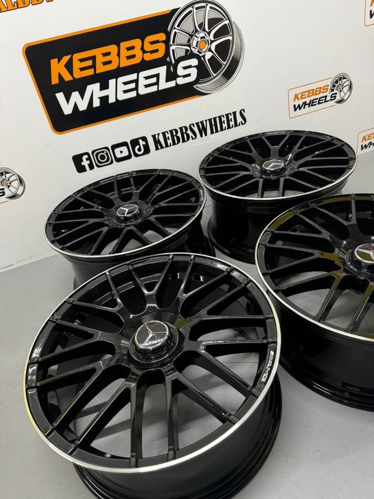 NEW 20" MERCEDES C63 AMG STYLE ALLOY WHEELS C CLASS E CLASS S CLASS C43 C63 E43 E63 S63