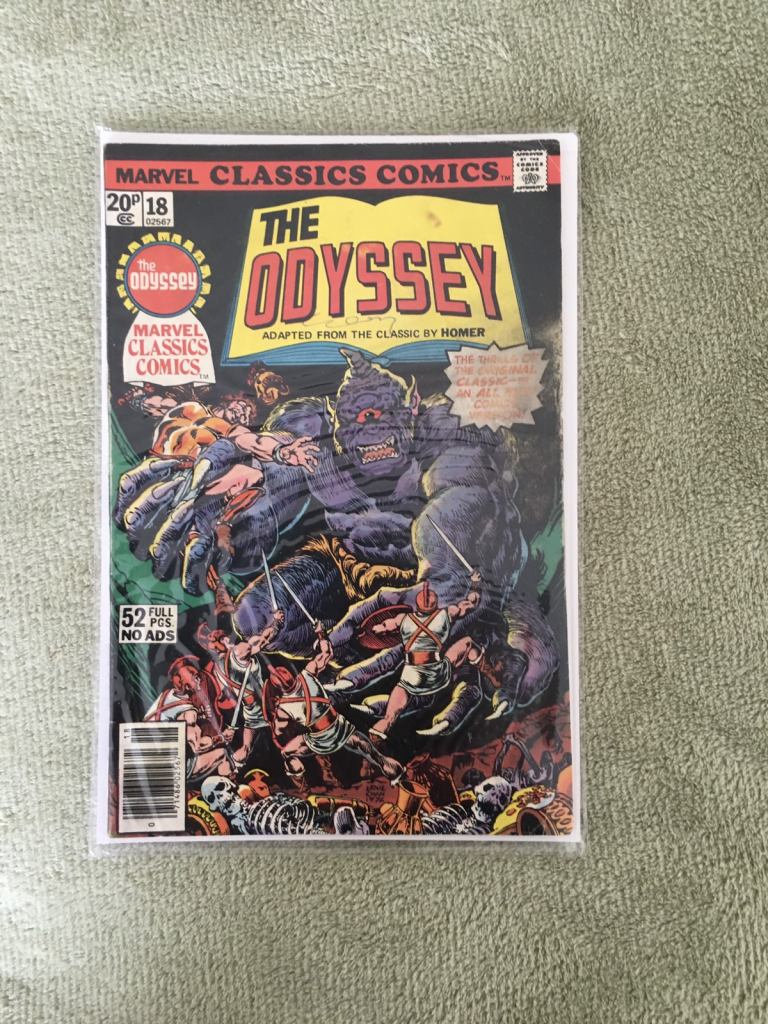 Marvel comics original Classics comics The Odyssey #18 1977