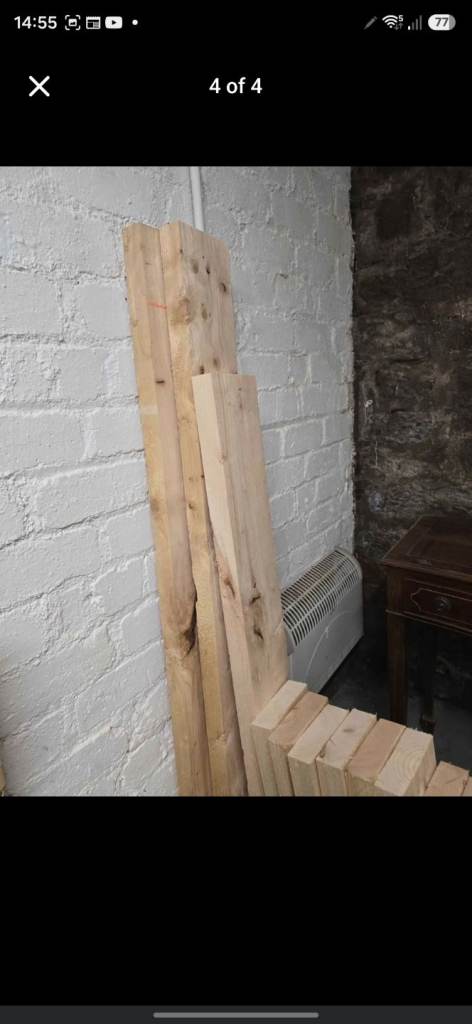 Scottish spruce timber job lot
