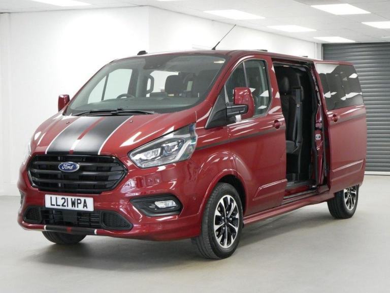 2021 TRANSIT CUSTOM 320 2.0 EBL 185 BHP L2 SPORT CREWCAB 5 SEATER ( NO VAT )