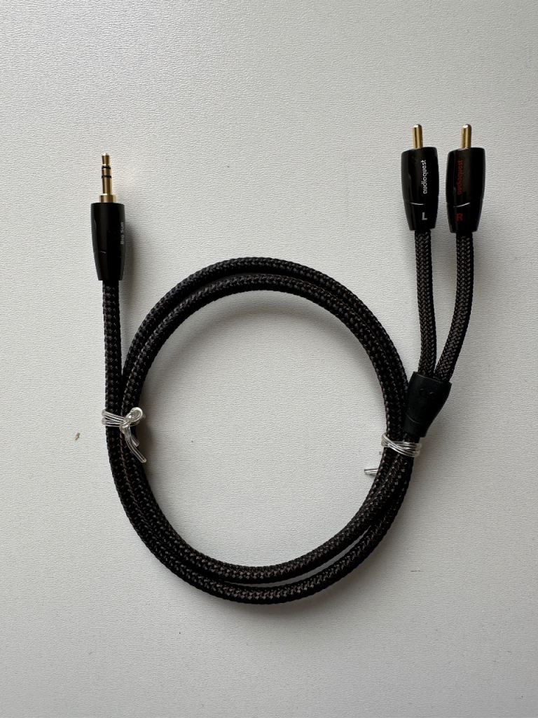 Audioquest Big Sur 3.5 To RCA Interconnect 1 Meter
