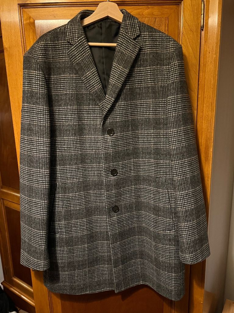 image for Men’s NEXT check coat 