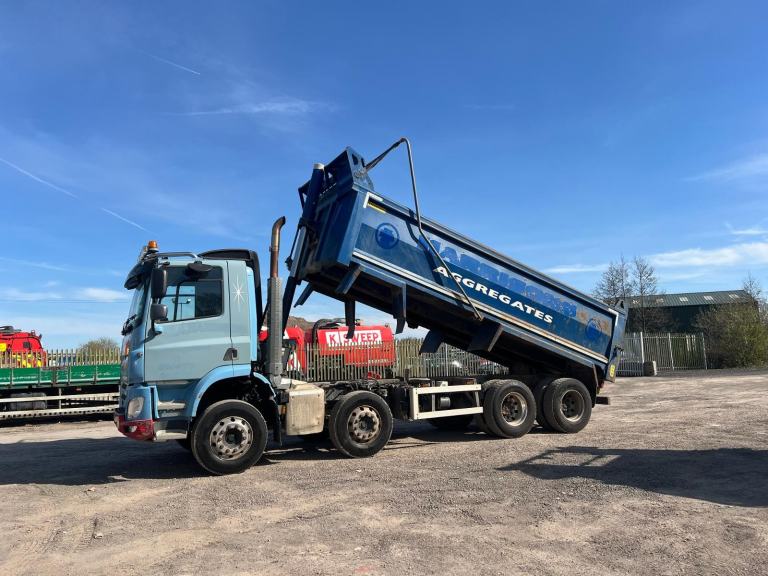 DAF TRUCKS CF 410 8X4 THOMPSON TIPPER , MANUAL, WEIGHER , SHEET , CHOICE OF 2