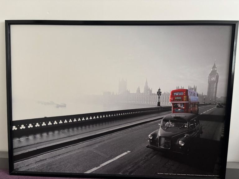 Large Framed London Print