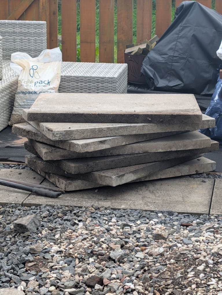 3X2 Concrete Slabs QTY 17 - Used 