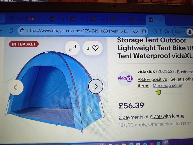 Camping Storage Tent 