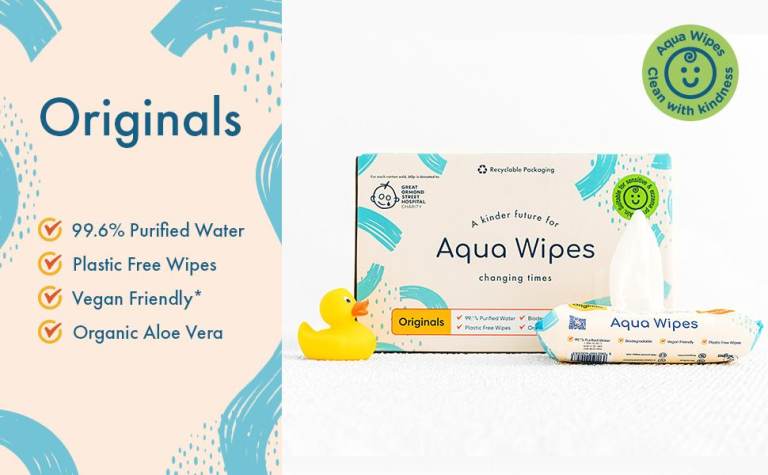 Baby Wipes 144 Pack – Biodegradable, Plastic Free, 99.6% Water