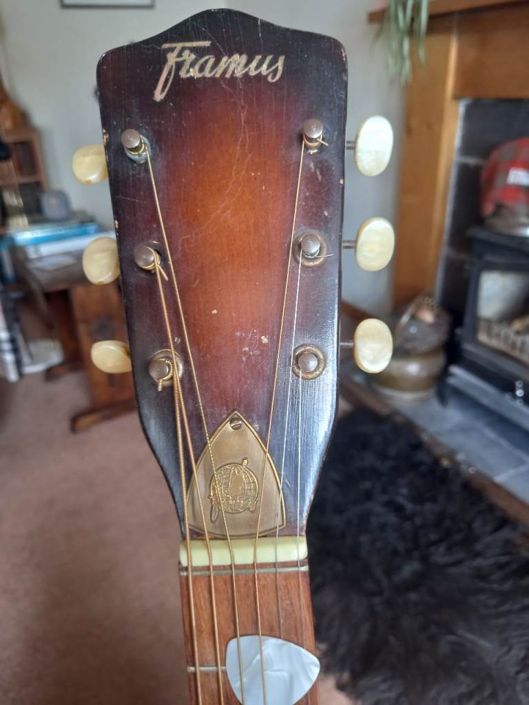 Vintage Framus Archtop Guitar, Circa 1950s, Fair Condition