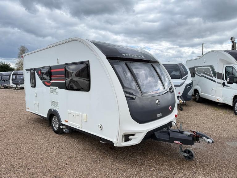 2016 STERLING ECCLES 480 ALDE - 2 BERTH TOURING CARAVAN - FULL END WASHROOM