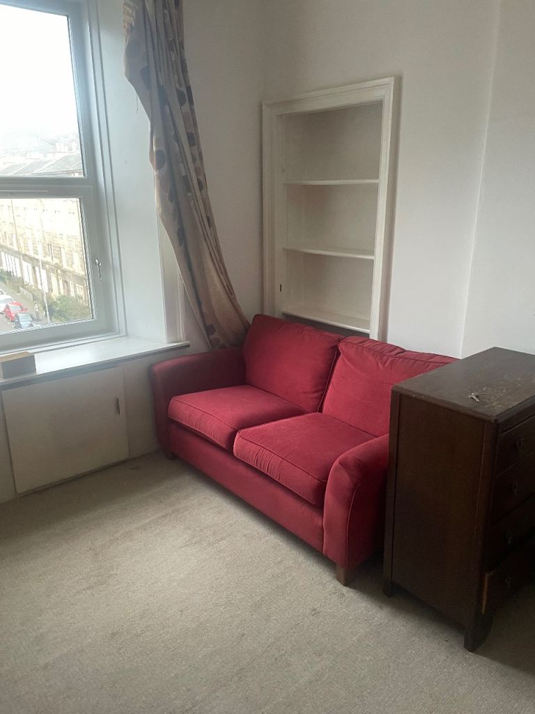 Red Two Seat Sofa For Collection