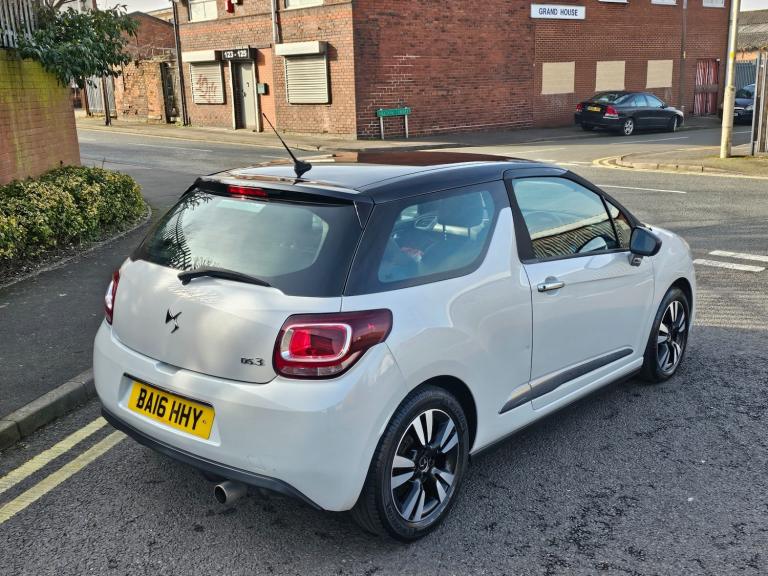 2016 DS Automobiles DS 3 Citroen DS3 1.2 PureTech 82 Chic 3dr HATCHBACK Petrol Manual