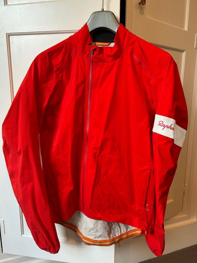 Rapha cycling rain jacket