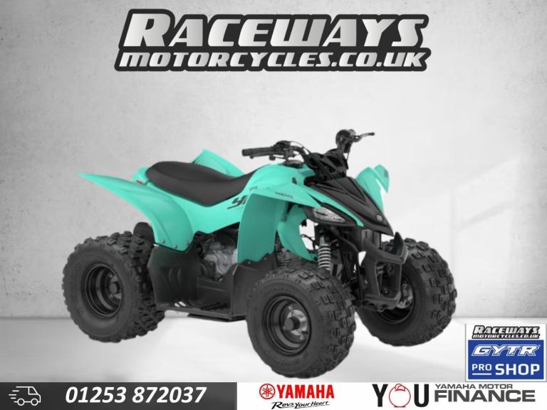 YAMAHA YFZ50 2025 GREEN BARND NEW KIDS QUADBIKE 49CC