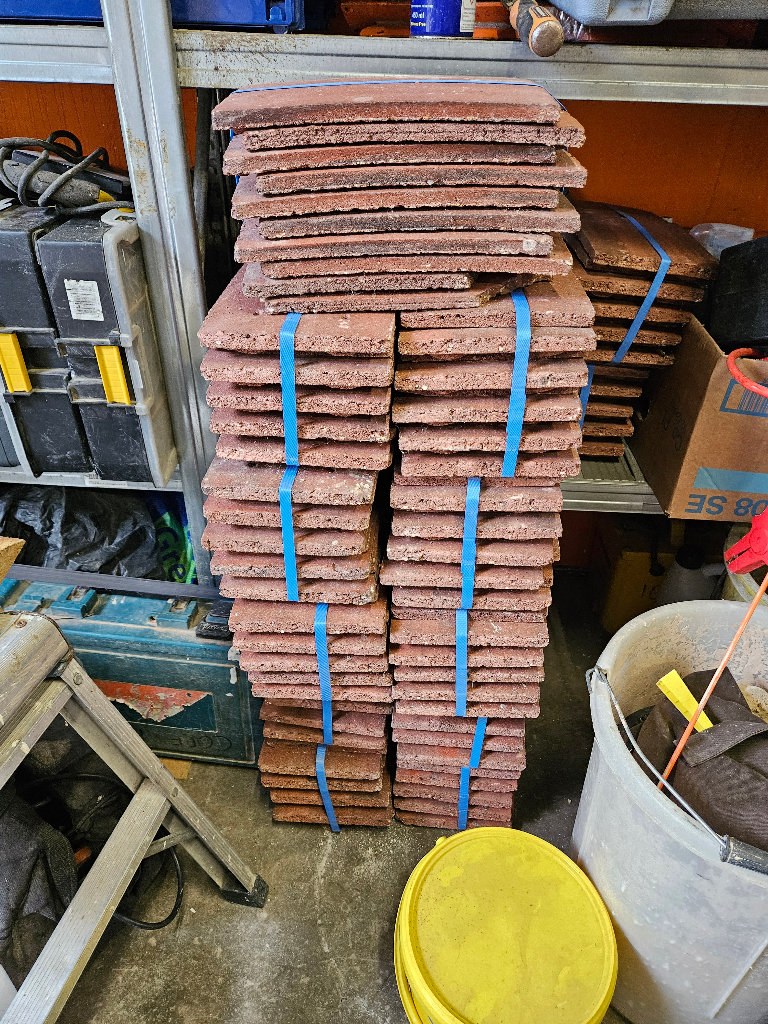 Marle red roof tiles