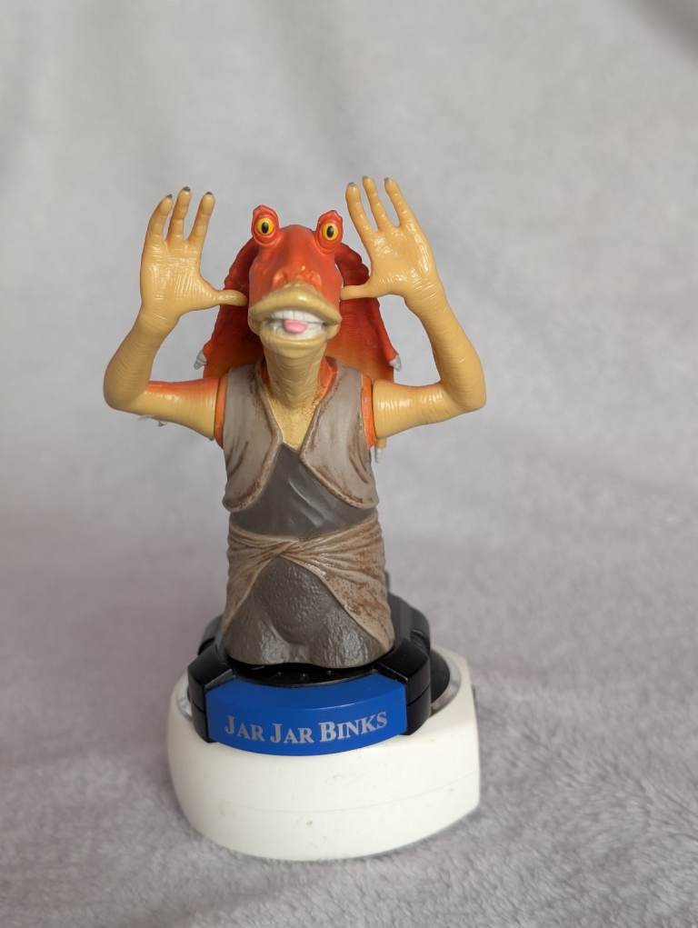 Collectable Vintage Star Wars Jar Jar Binks Interactive Electronic Toy (Tiger Electronics, 2000)
