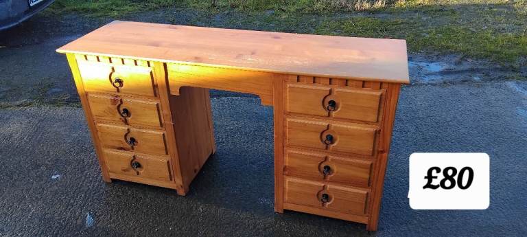 Solid pine desk