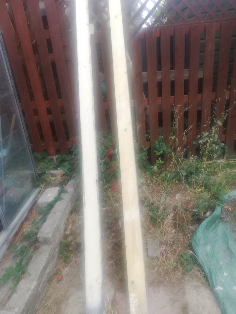 Wooden lats for fencing 