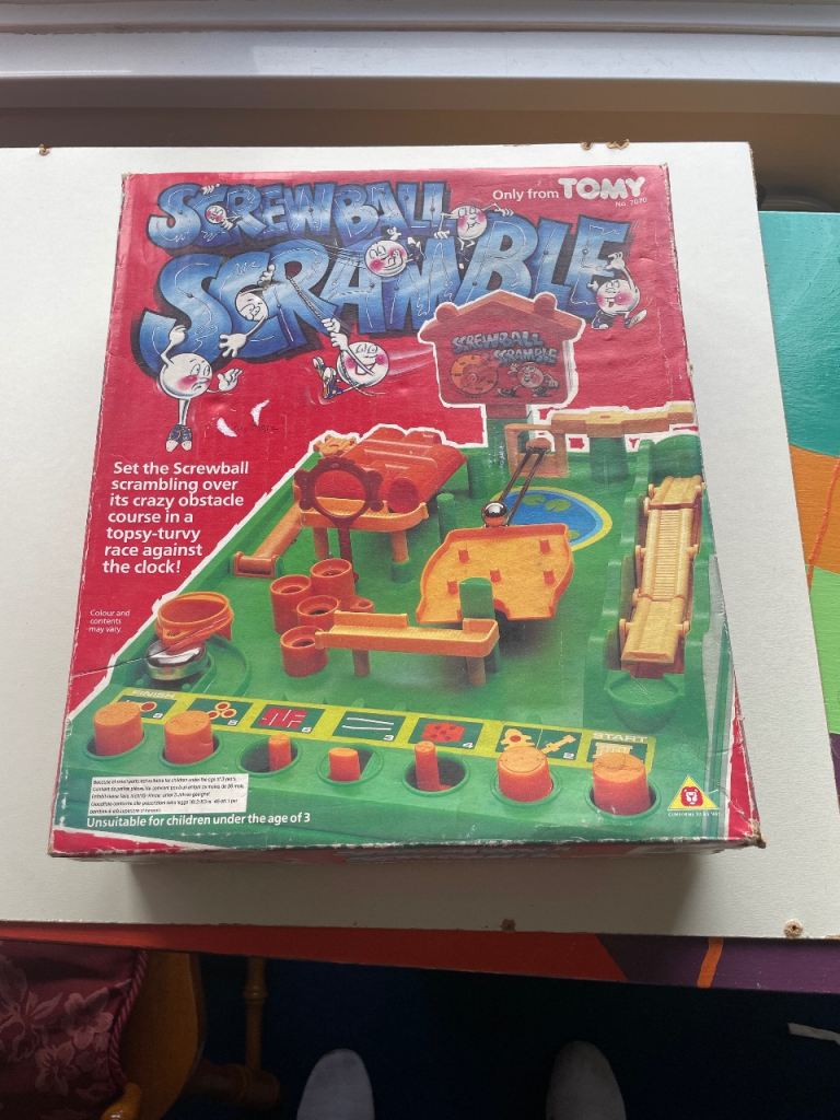 Tomy Screwball Scramble Game – Classic Retro Toy