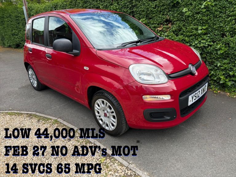 FIAT PANDA 1.2 45,000 14SVCS Feb 27 MOT £20 TAX 65 MPG 3 MTH WARRANTY 