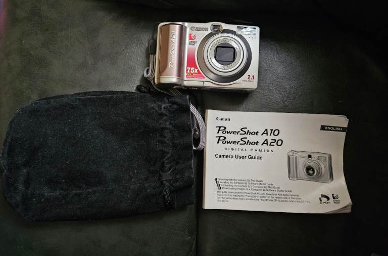 Canon PowerShot A20 Digital Camera – Good Condition