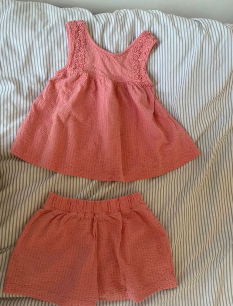 NEXT Kids Red Top and Shorts Set (5 years) 