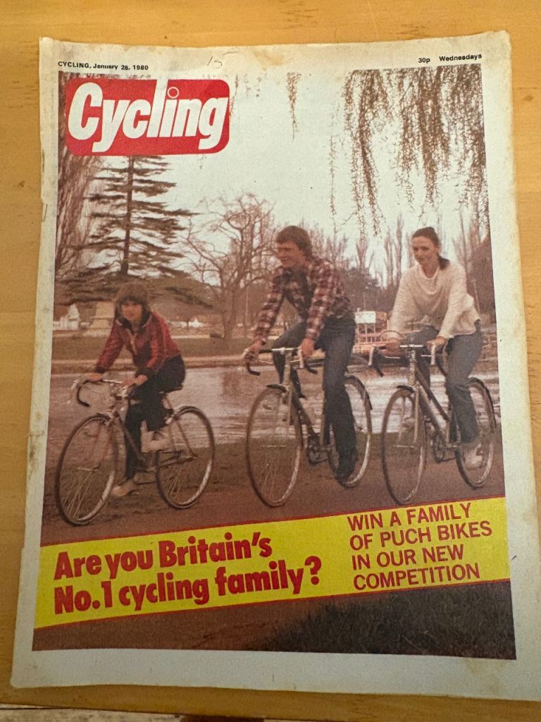 Cycling Magazine - January 26, 1980 Issue - Vintage Cycling Publication
