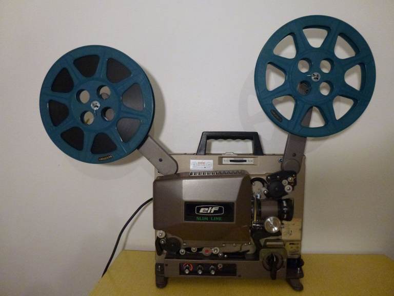 RARE HIGH QUALITY 16mm FILM PROJECTOR BY ELF OF JAPAN - EIKI SNT CINE