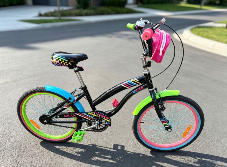 20 Inch Milan Kids Bike with Handlebar Bag