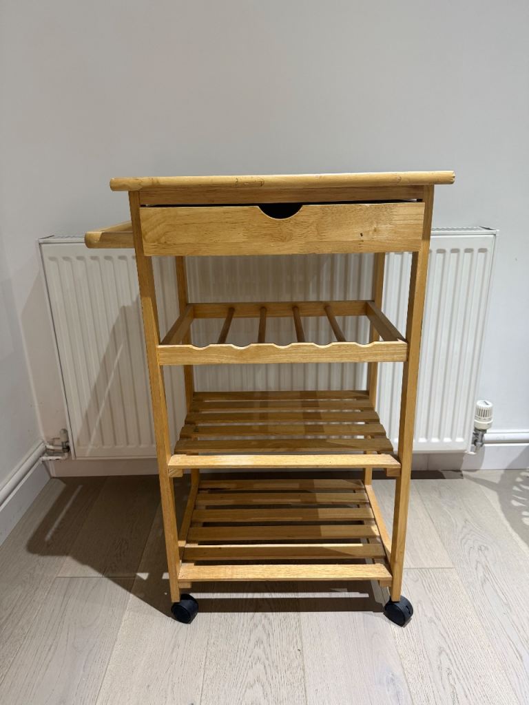 Wooden Kitchen Trolley