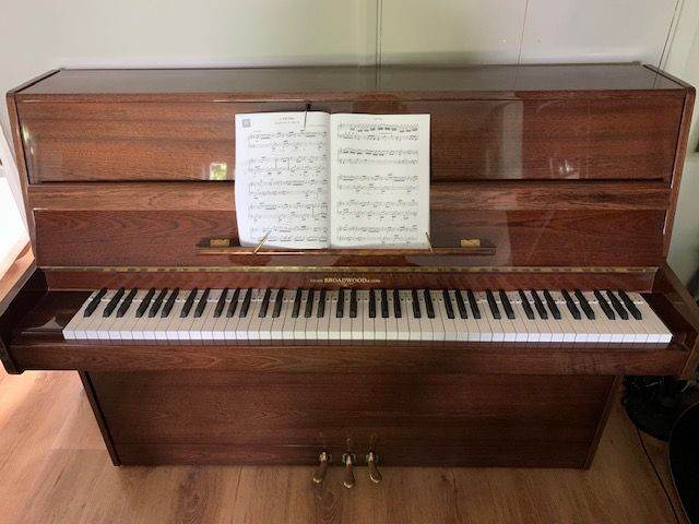 John Broadwood & Sons - Polished Mahogany upright piano - beautiful condition 