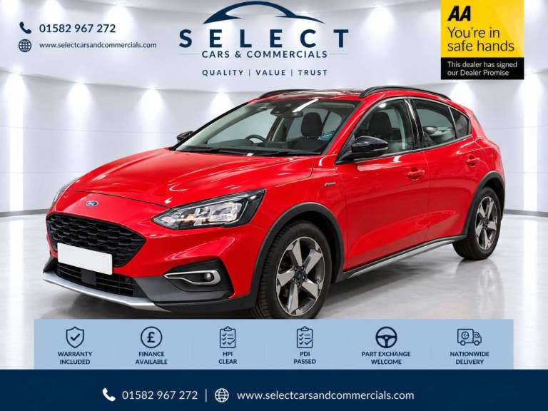 2021 Ford Focus 1.0 EcoBoost Hybrid mHEV 125 Active Edition 5dr HATCHBACK PETROL Manual