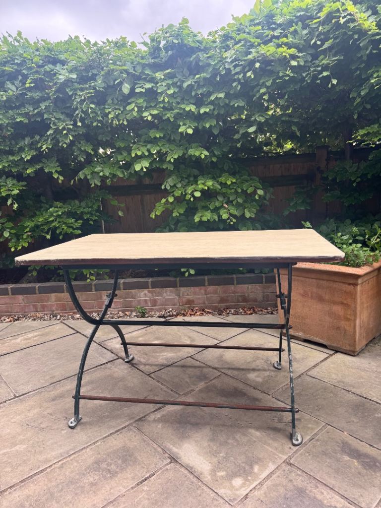 Beautiful Antique French will take an offer Garden Table - Foldable, Good Condition 