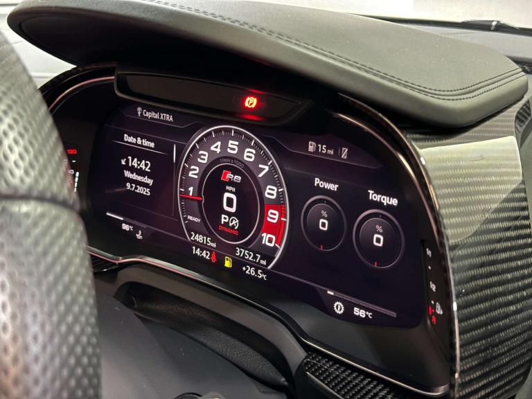 2020 Audi R8 5.2 FSI V10 Quattro Perform Carbon Bk 2dr S Tronic COUPE PETROL Automatic