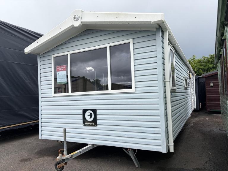 SWIFT BURGUNDY 32X10FT • 2 BED • COMPACT STATIC CARAVAN OFF SITE SALE • £16,250
