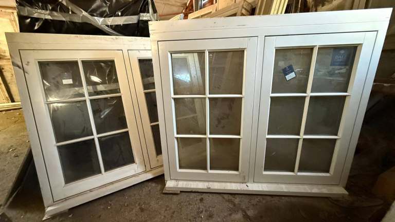 2 x Timber Window Flush Casement Windows - This if for 2 x Timber Windows