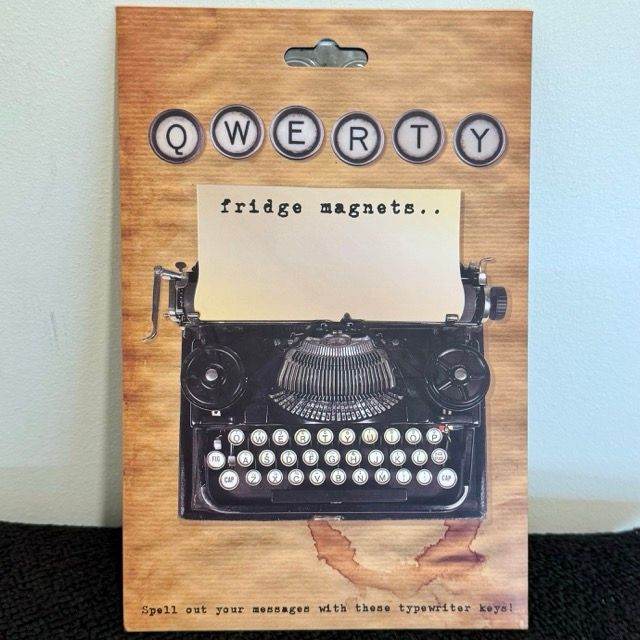 Qwerty Fridge Magnet Letters £5.