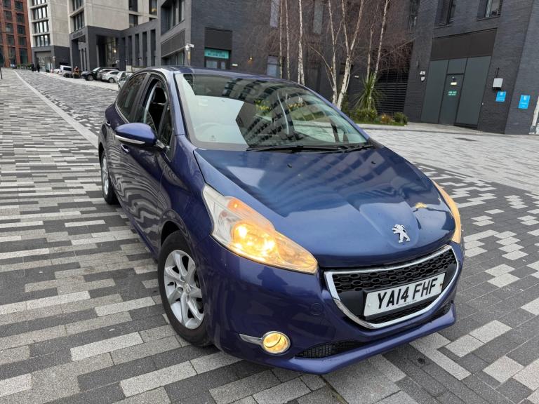 2014 PEUGEOT 208 ACTIVE 1.4 HDI DIESEL 5 SPEED MANUAL BLUE HATCHBACK