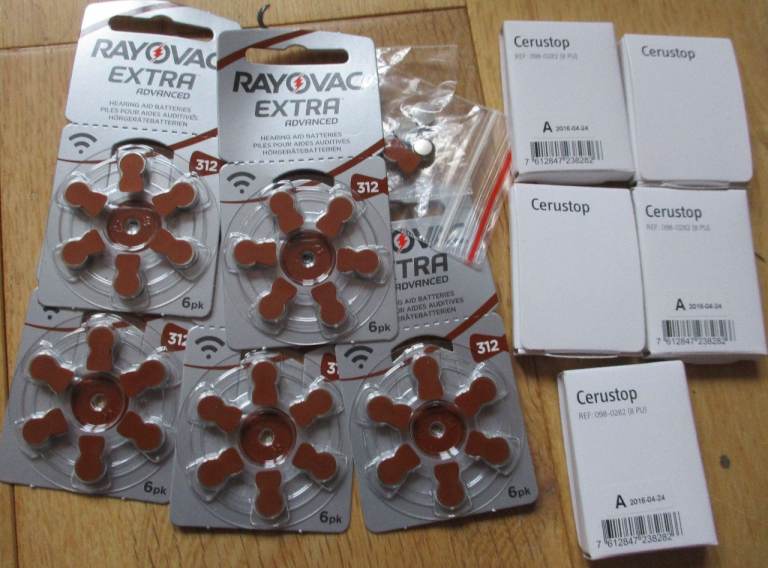 Hearing Aid Batteries + Wax Guards