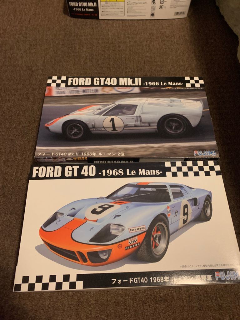 Fujimi Ford gt40 model kits x 2 