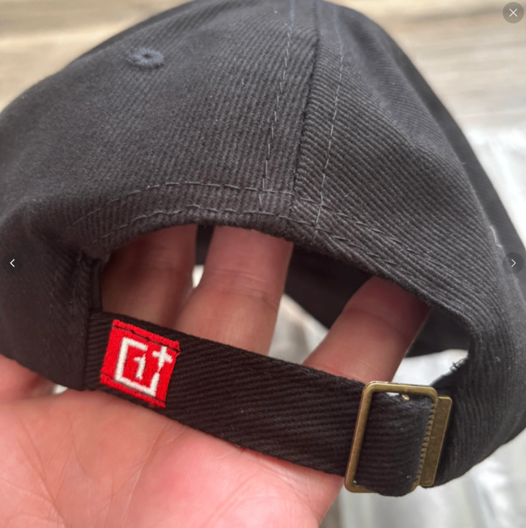 Baseball Hat Cap Oneplus Limited Edition Black with Back Red Logo and Front Never Settle