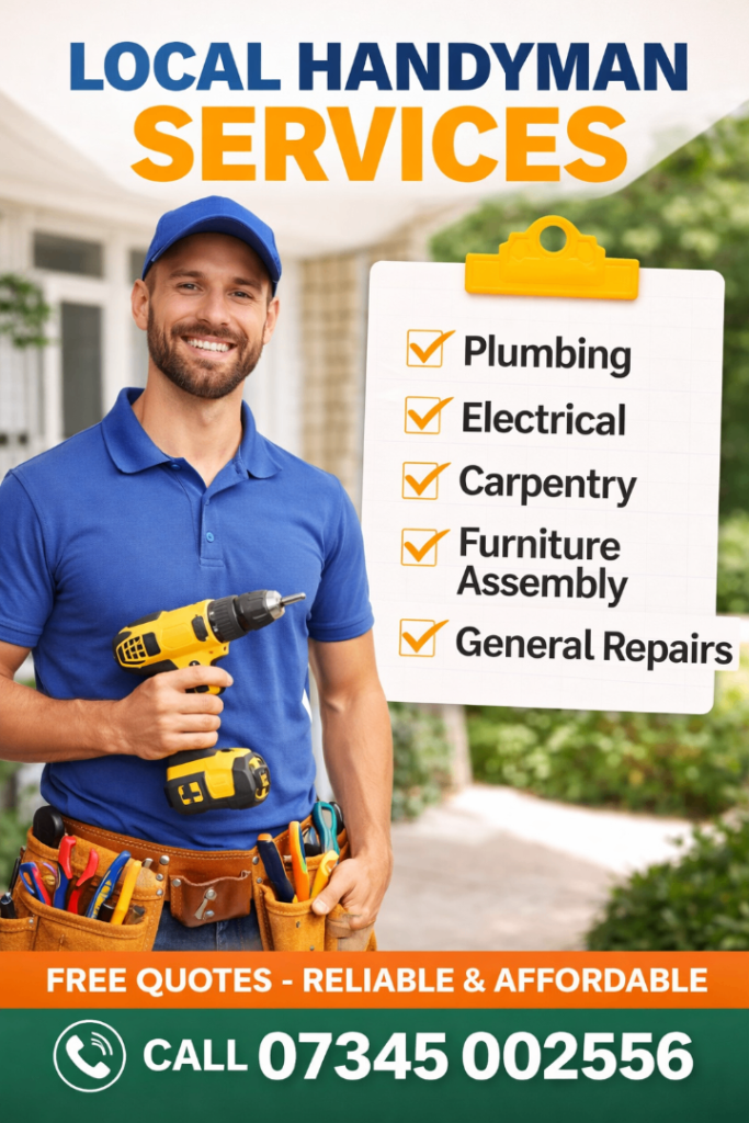 Experienced Handyman Available – Quality Work, Fair Prices