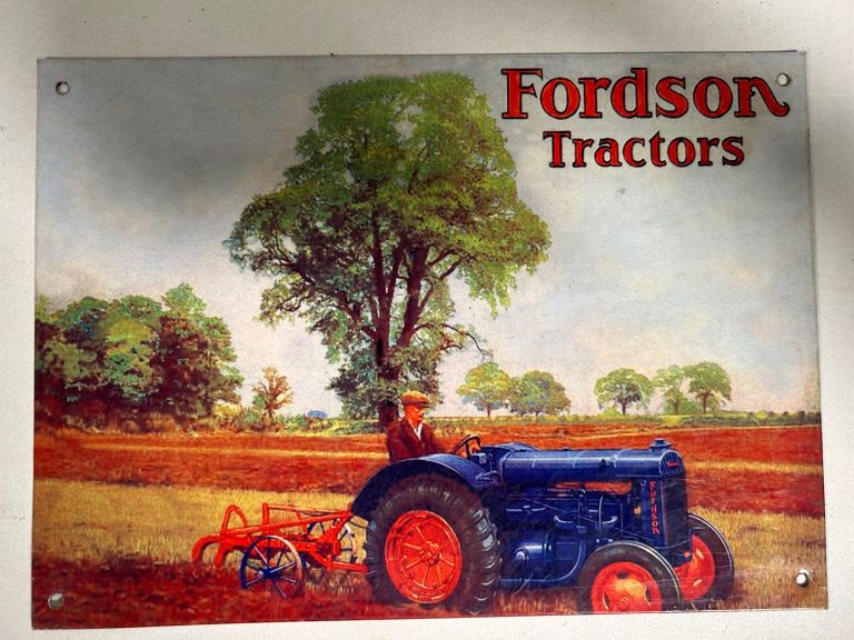 Fordson Tractors Sign
