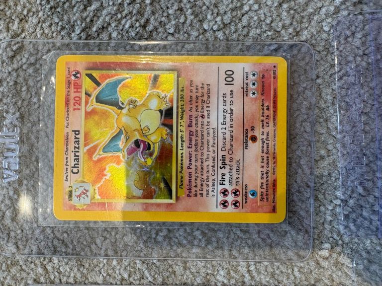 Complete Pokémon Base Set (102/102) – Original 1999 Cards – Great Condition – Stored Sealed
