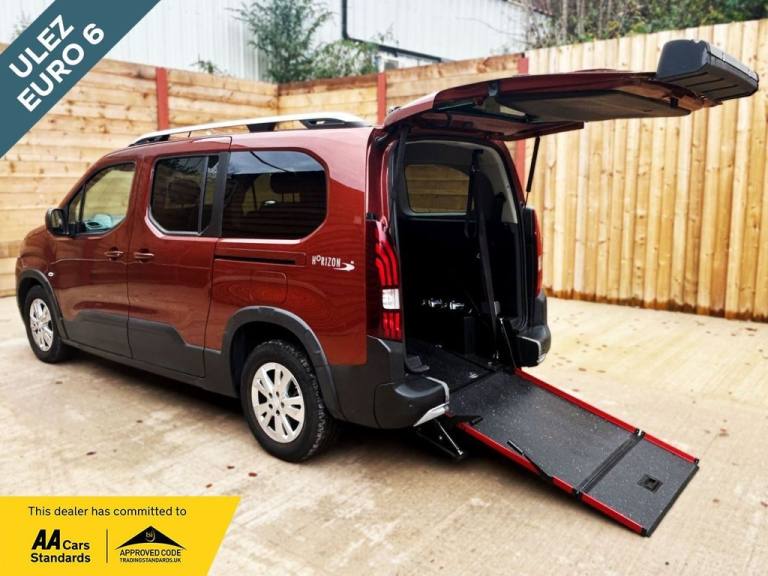 2021 Peugeot Rifter L2 LWB 5 Seat Petrol Auto Wheelchair Accessible Disabled Access Vehicle WAV M...