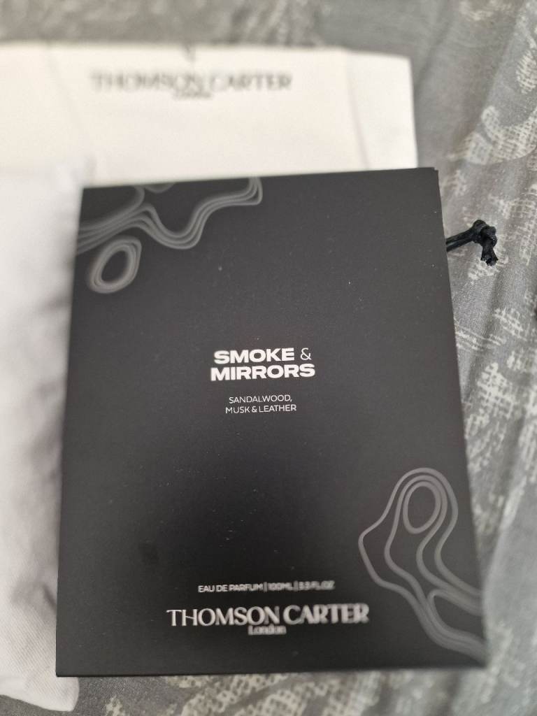 THOMSON CARTER 'Smoke & Mirrors' Eau de Parfum 100ml – NEW