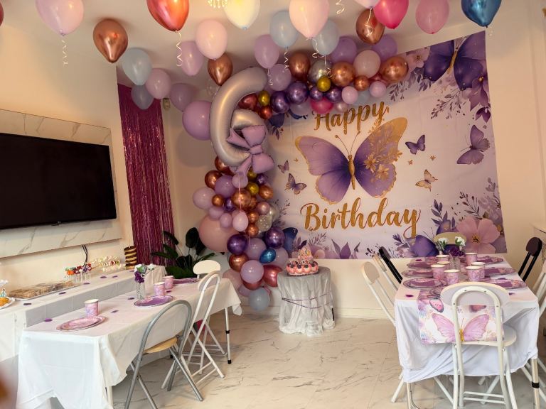 Party decoration and setup 