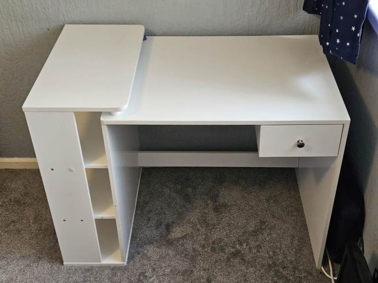 Wayfair desk with shelving